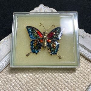 Vintage Metal Butterfly Pin